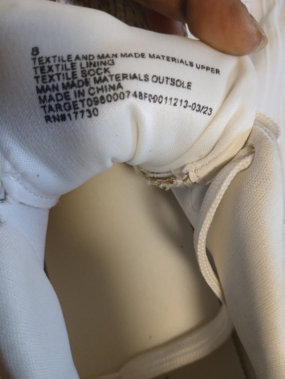 Universal Threads  Cream Platform Lace-Up Sneaker - Picture 4 of 5